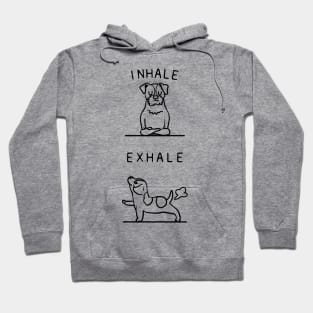 Inhale Exhale Jack Russell Terrier Hoodie